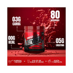 Redline Creatina Crimson Bulk  80 Servicios Sfn Sabor Natural