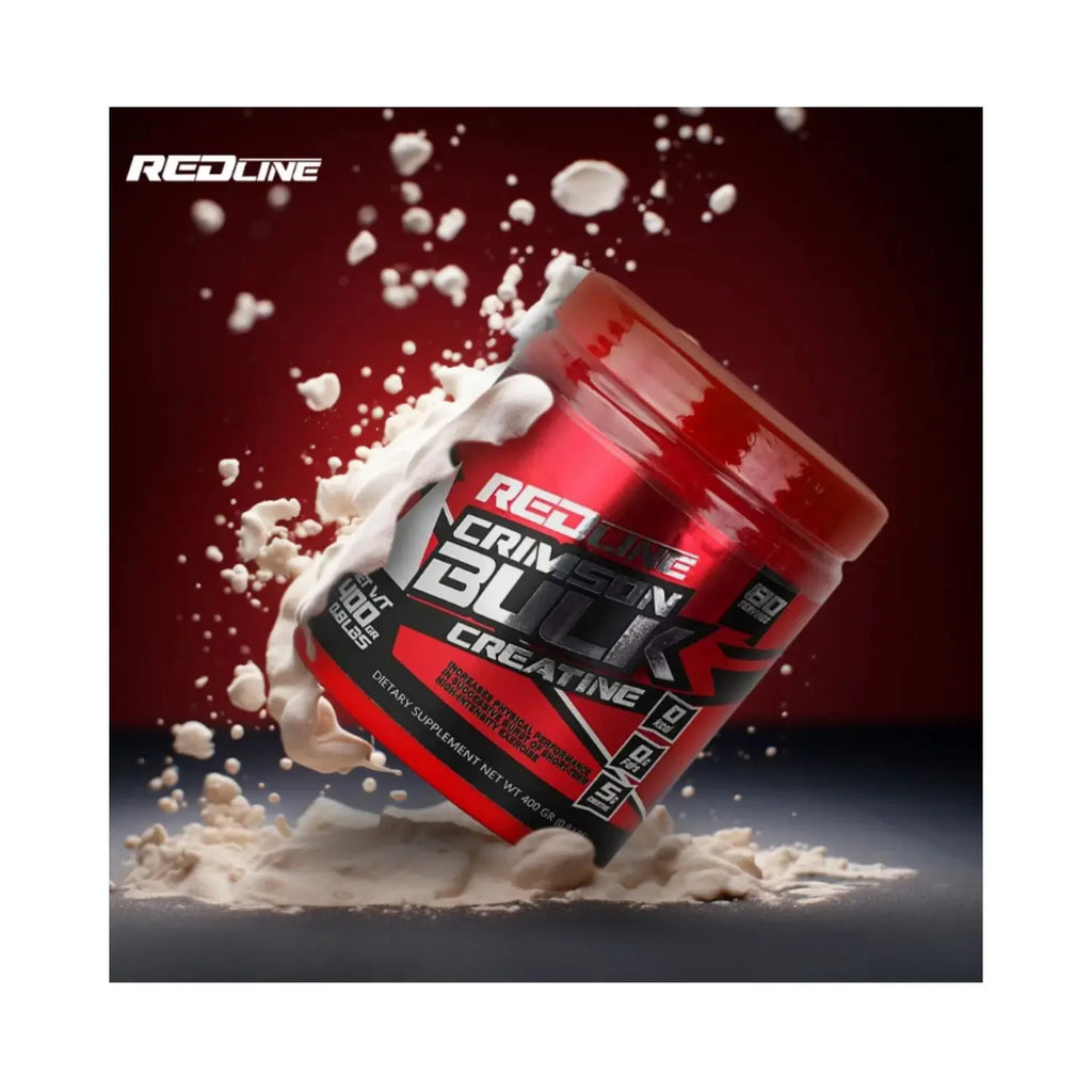 Redline Creatina Crimson Bulk  80 Servicios Sfn Sabor Natural