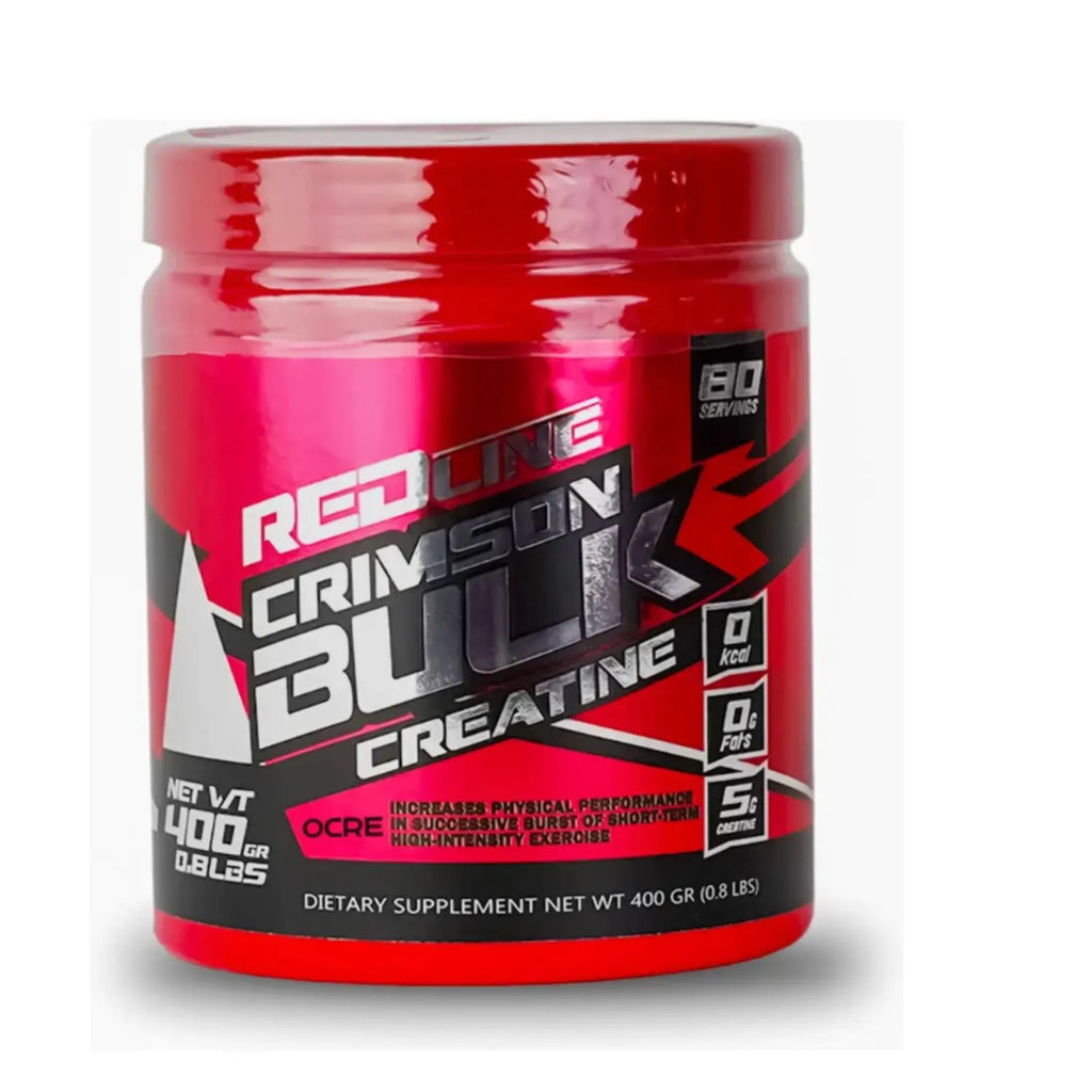 Redline Creatina Crimson Bulk  80 Servicios Sfn Sabor Natural
