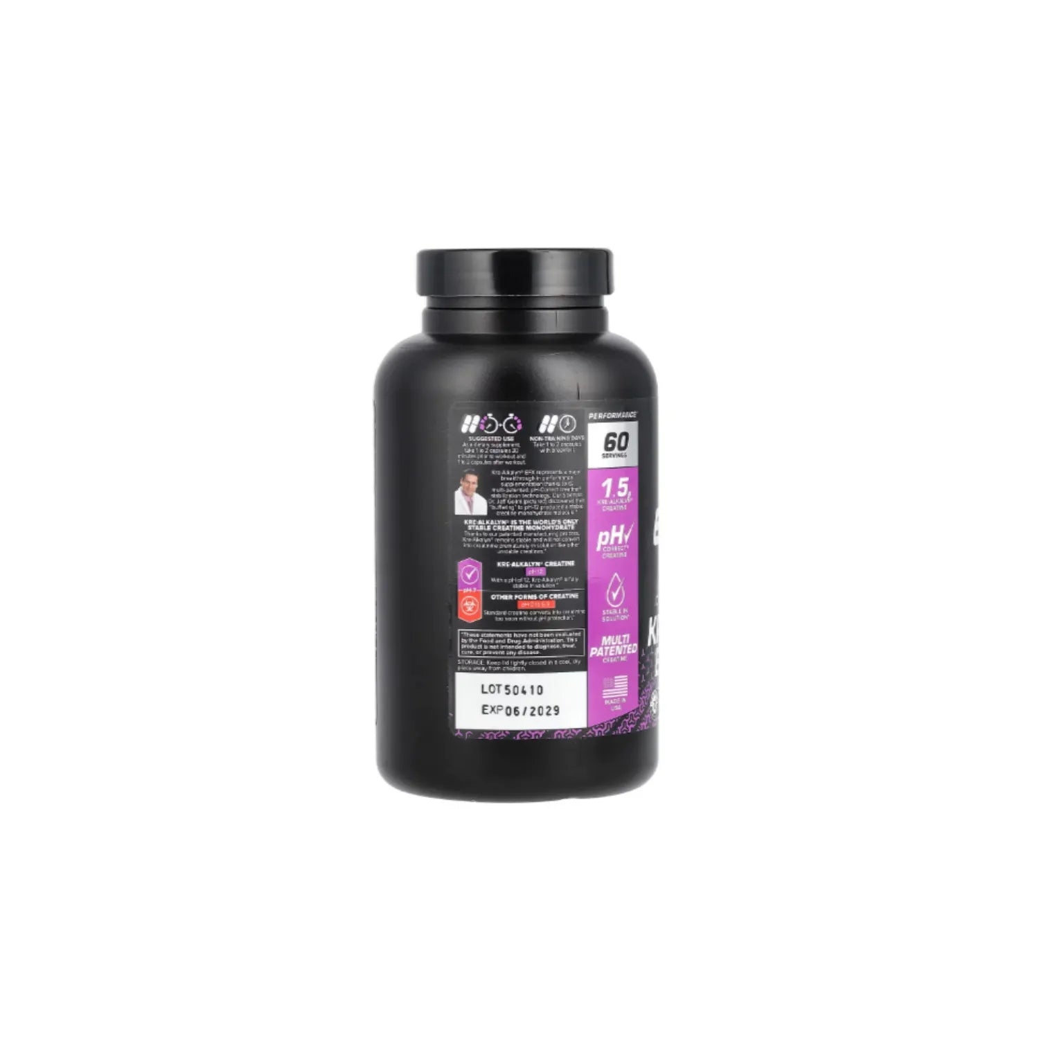 EFX Sports Kre-Alkalyn® 120 cápsulas 750 mg por Cápsula