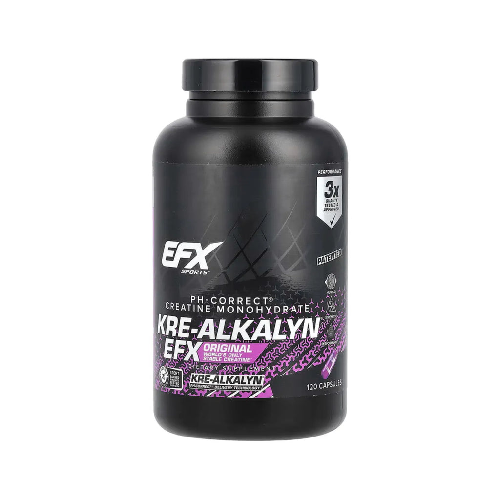 EFX Sports Kre-Alkalyn® 120 cápsulas 750 mg por Cápsula