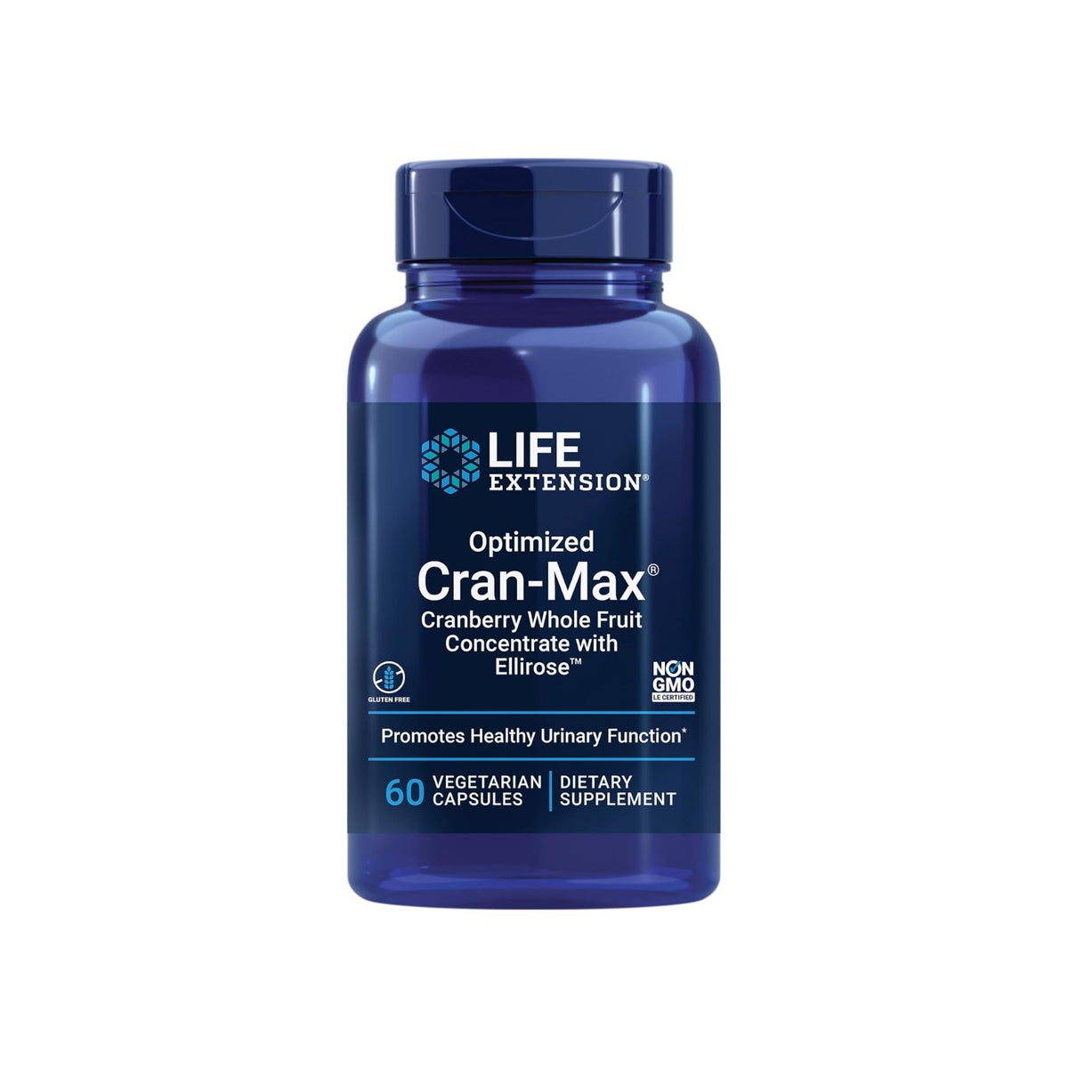 Life Extension Cran-Max Optimizado Arándano 60 Cápsulas Vegetales