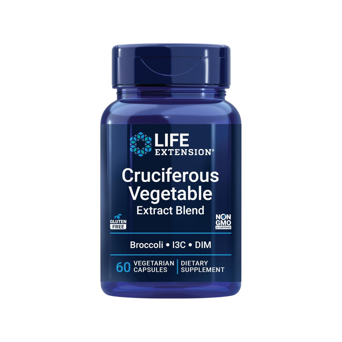 Life Extension Mezcla de Extractos de Vegetales Crucíferos 60 Cápsulas Vegetales