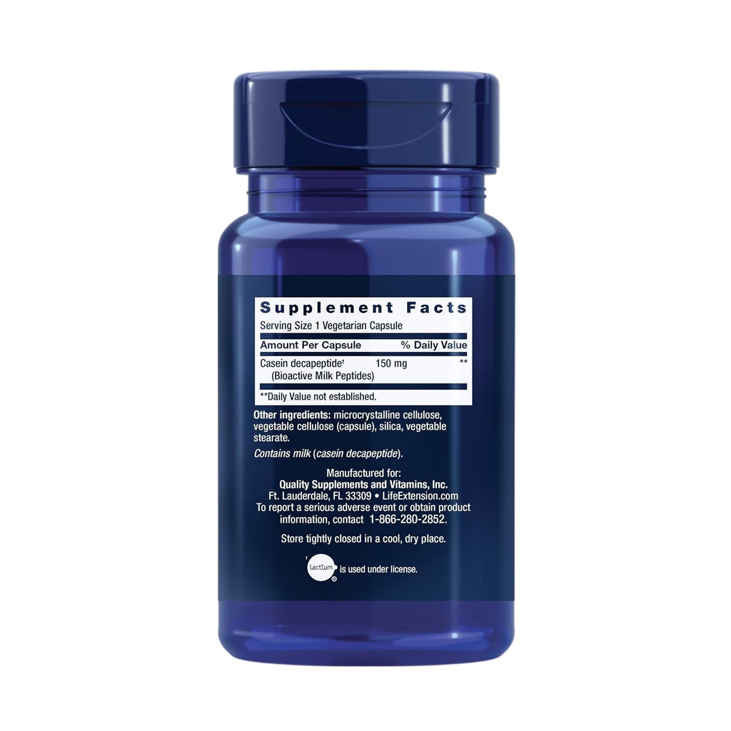 Life Extension Bioactive Milk Peptides 30 Cápsulas Vegetales