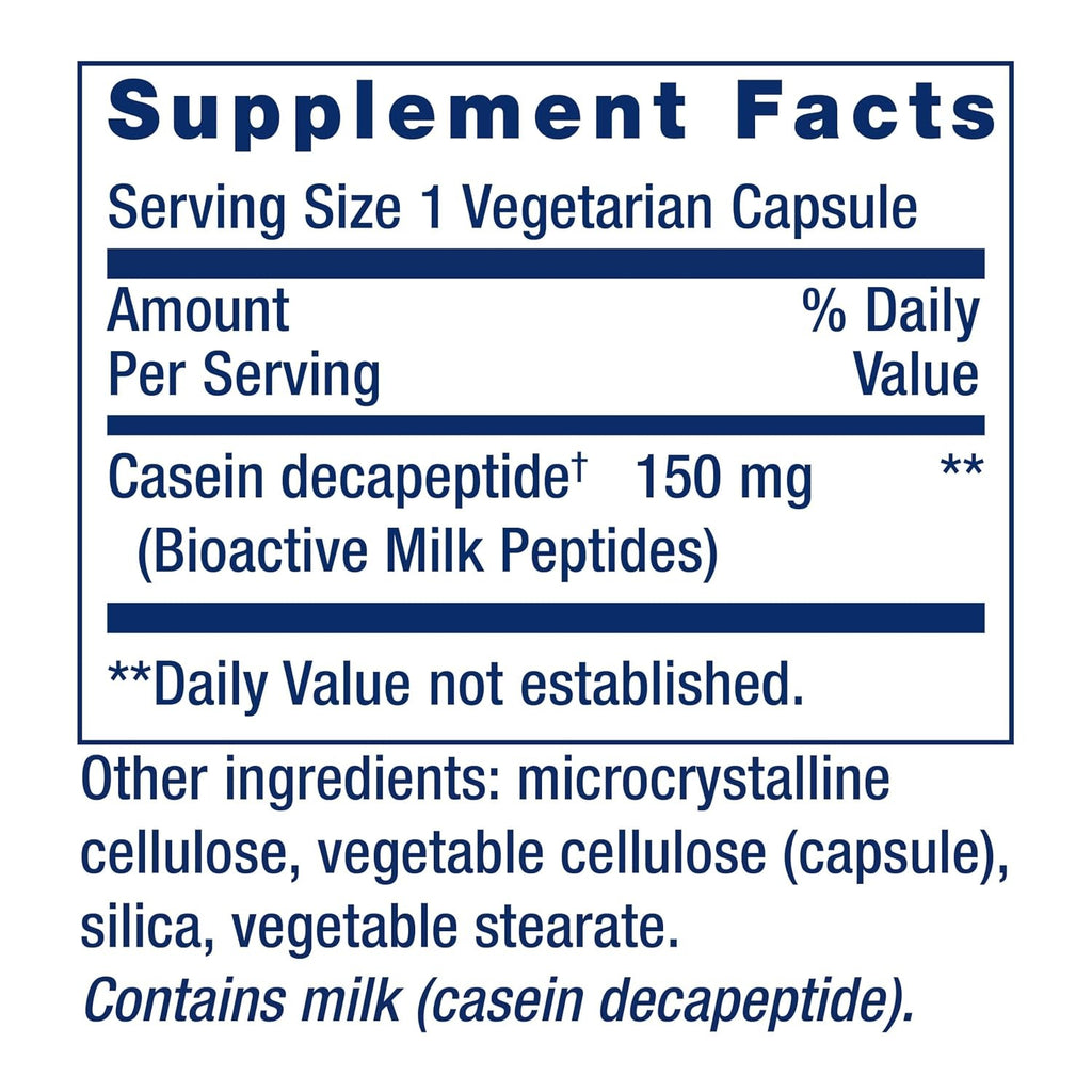 Life Extension Bioactive Milk Peptides 30 Cápsulas Vegetales