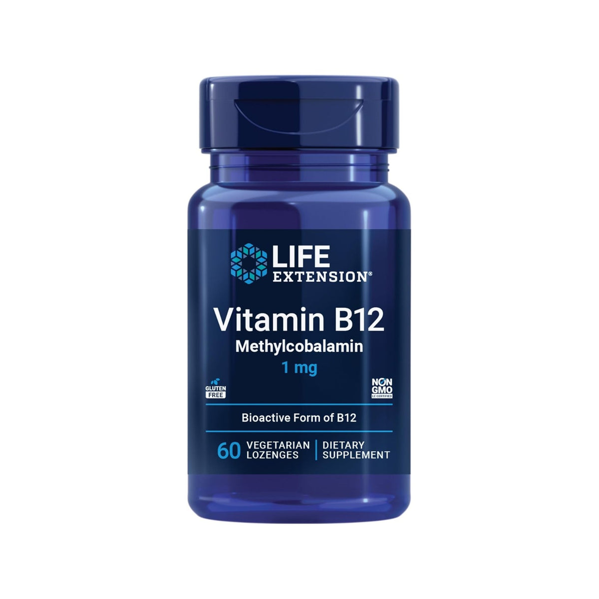 Life Extension Vitamina B12 Metilcobalamina 1 mg 60 Pastillas