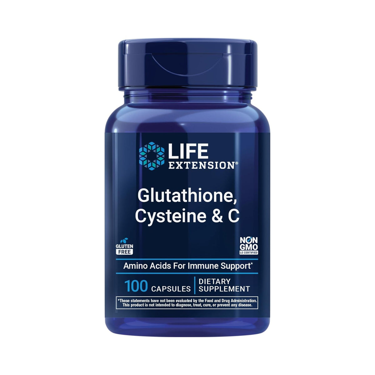 Life Extension Glutatión, Cisteína y Vitamina C 100 Cápsulas