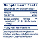 Life Extension Forskolin 10 mg 60 Cápsulas Vegetales