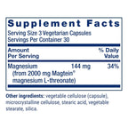 LIFE EXTENSION L-TREONATO DE MAGNESIO 90 VEGCAPS SFN