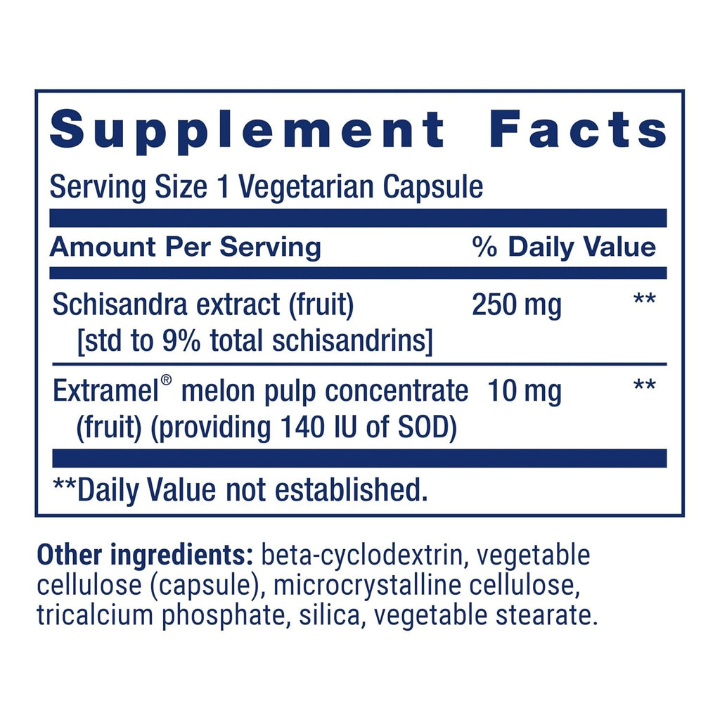 Life Extension Liver Efficiency Formula Eficiencia Hepática 30 Cápsulas Vegetales