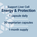 Life Extension Liver Efficiency Formula Eficiencia Hepática 30 Cápsulas Vegetales