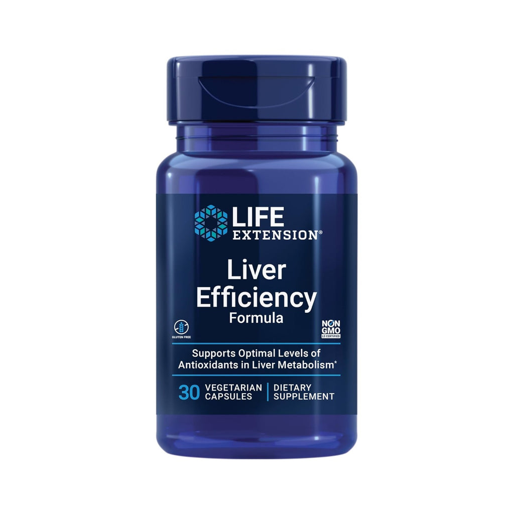 Life Extension Liver Efficiency Formula Eficiencia Hepática 30 Cápsulas Vegetales