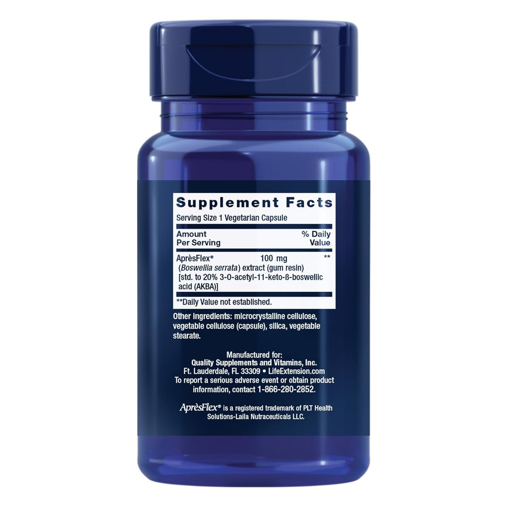 Life Extension Inhibidor de 5-LOX con ApresFlex 100 mg 60 Cápsulas Vegetales