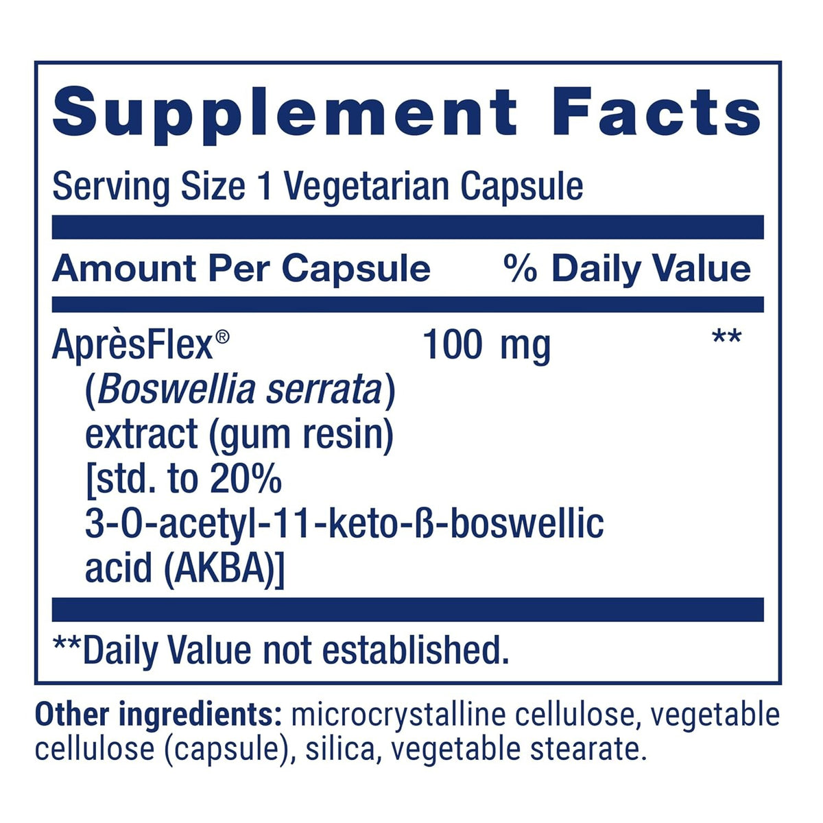 Life Extension Inhibidor de 5-LOX con ApresFlex 100 mg 60 Cápsulas Vegetales