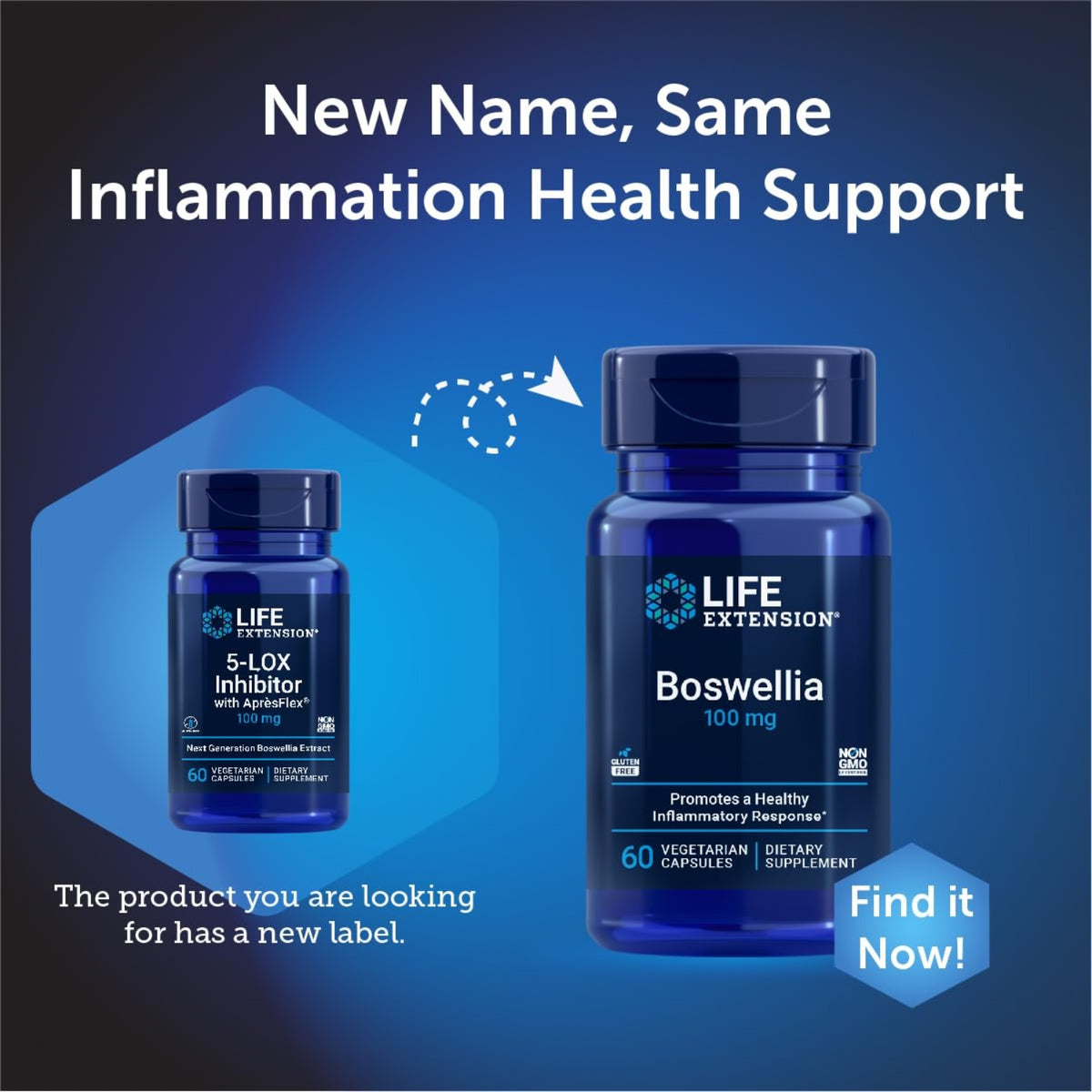Life Extension Inhibidor de 5-LOX con ApresFlex 100 mg 60 Cápsulas Vegetales
