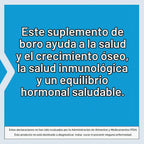 Life Extension Boron 3 mg con Vitamina B2 – 100 Cápsulas Vegetarianas