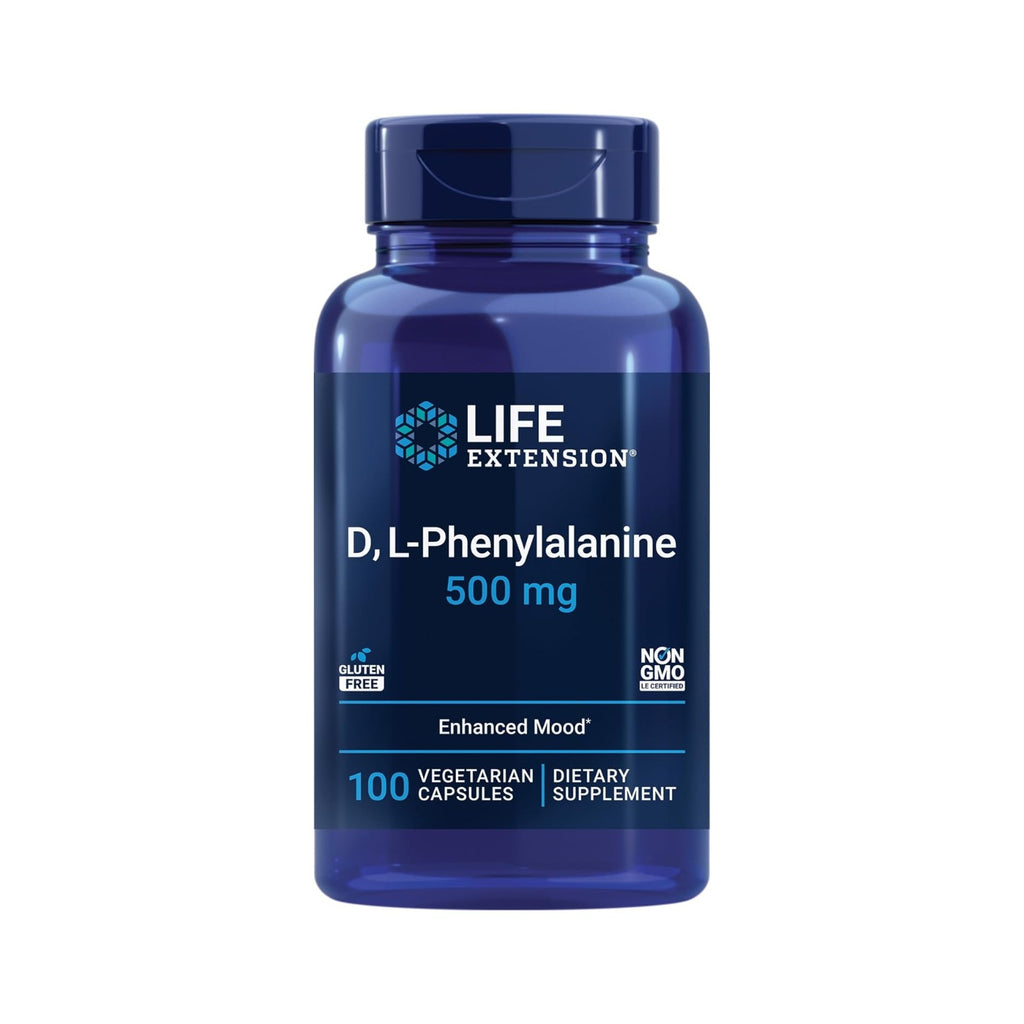 Life Extension D,L-Fenilalanina 500 mg 100 Cápsulas Vegetales