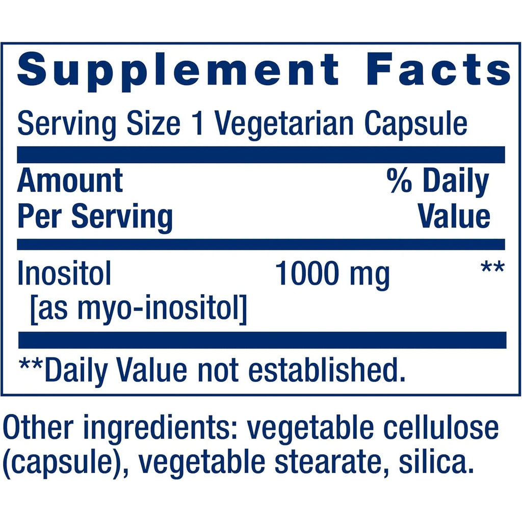 Life Extension Cápsulas De Inositol 1000 Mg 360 Cápsulas