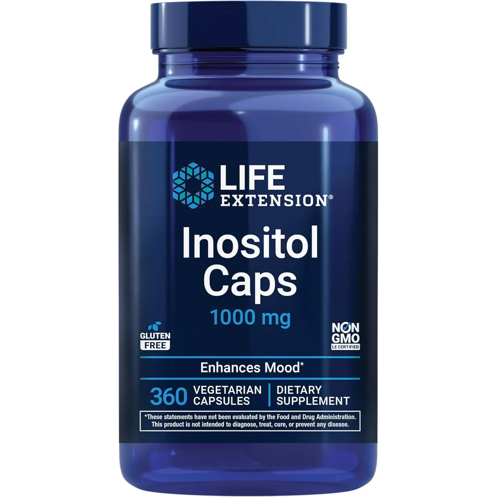 Life Extension Cápsulas De Inositol 1000 Mg 360 Cápsulas