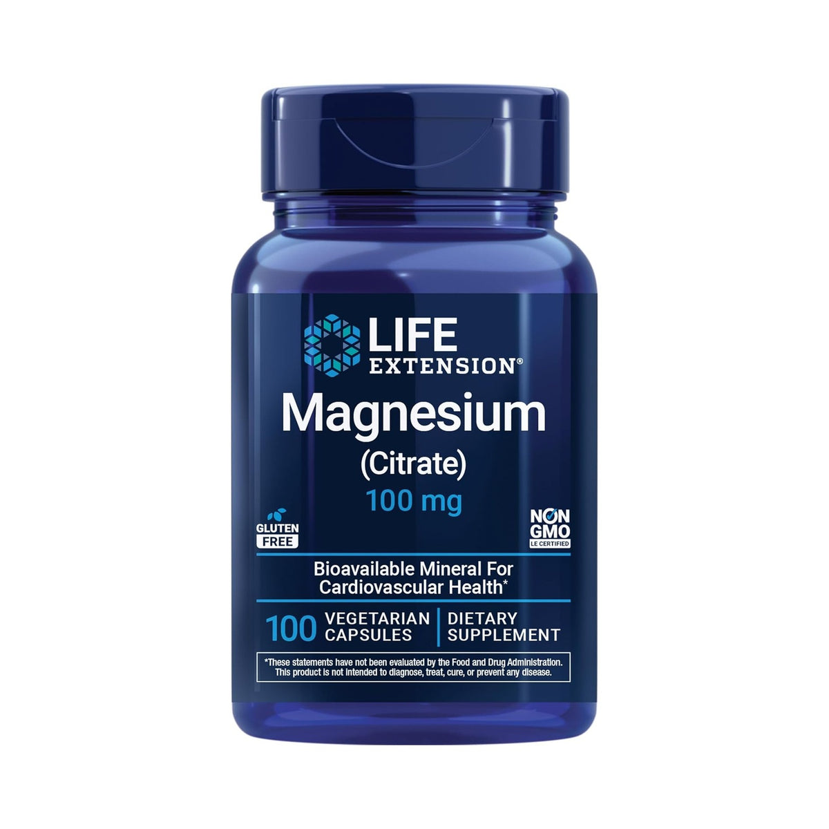 Life Extension Magnesio (Citrato) 100 mg 100 Cápsulas Vegetales