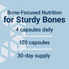 Life Extension Bone Restore Calcio con Vitamina K2 120 Cápsulas
