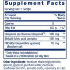 Life Extension Super Ubiquinol CoQ10 con PQQ 100 mg 30 Cápsulas Blandas