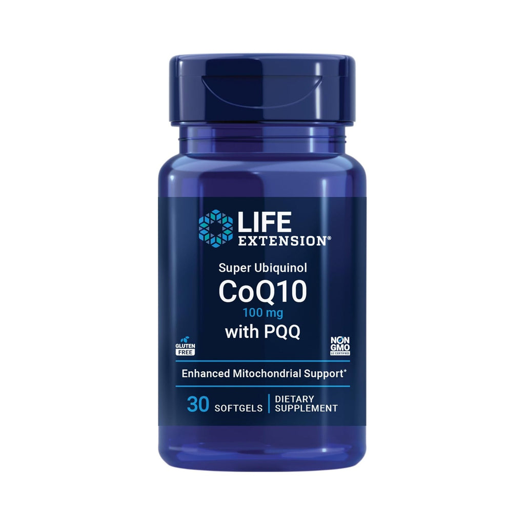 Life Extension Super Ubiquinol CoQ10 con PQQ 100 mg 30 Cápsulas Blandas