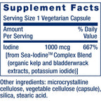 Life Extension Sea-Iodine Complejo de Yodo Marino 60 Cápsulas