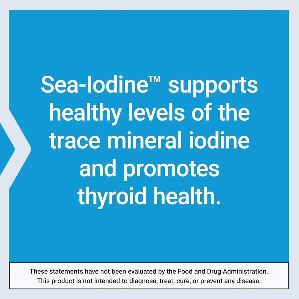 Life Extension Sea-Iodine Complejo de Yodo Marino 60 Cápsulas