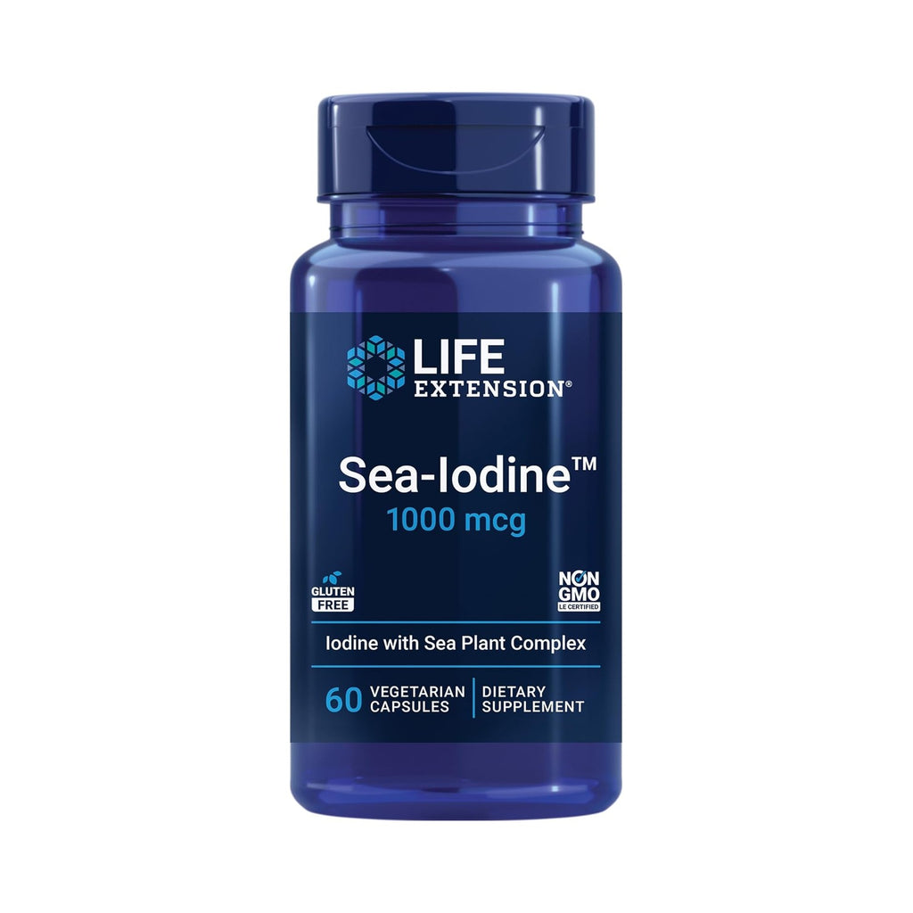 Life Extension Sea-Iodine Complejo de Yodo Marino 60 Cápsulas