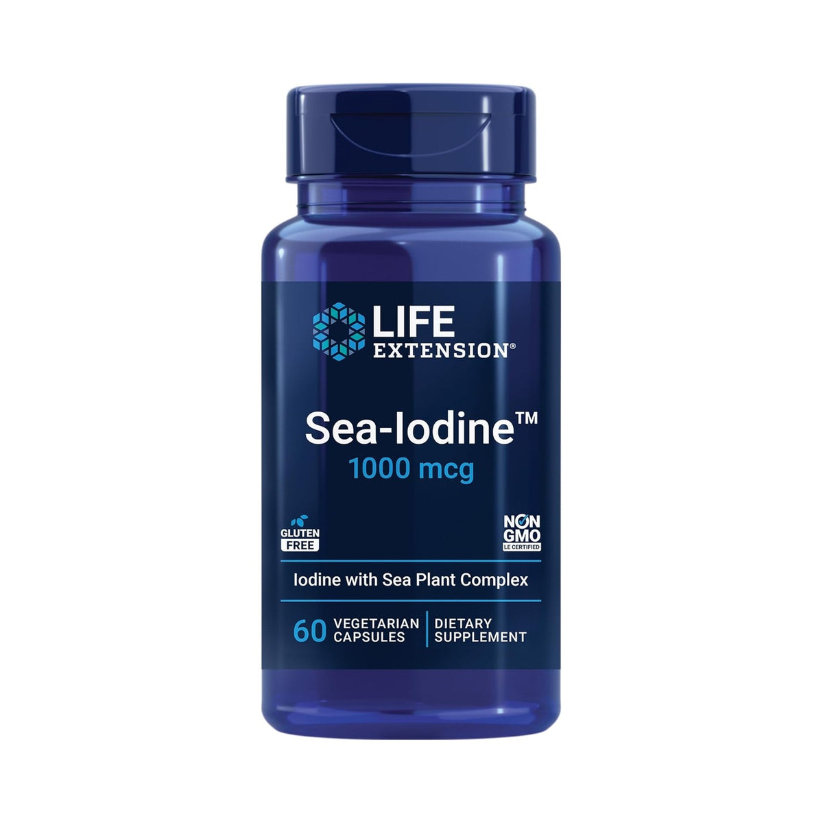 Life Extension Sea-Iodine Complejo de Yodo Marino 60 Cápsulas