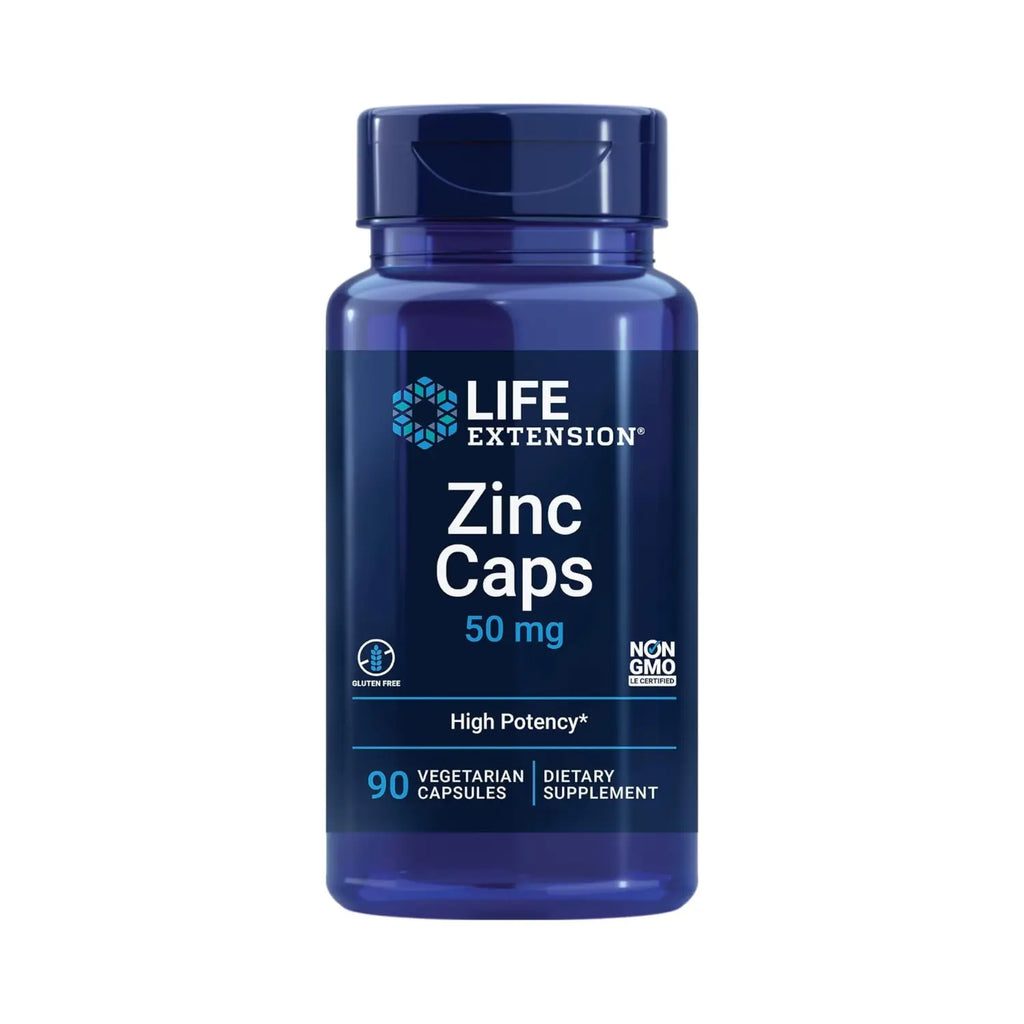LIFE EXTENSION ZINC 50 MG, 90 VEGCAPS SFN