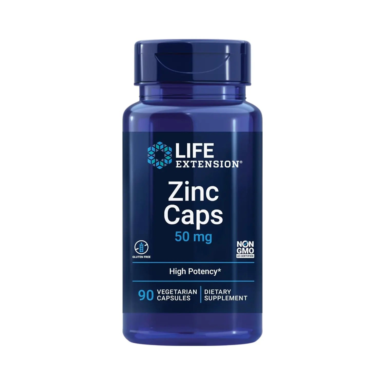 LIFE EXTENSION ZINC 50 MG, 90 VEGCAPS SFN