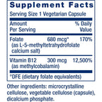 Life Extension Folato Bioactivo Y Vitamina B12