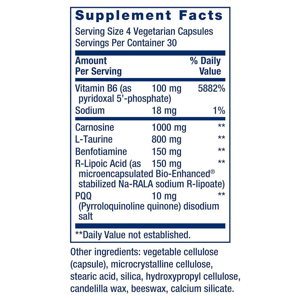 Life Extension Mitochondrial Energy Optimizer con PQQ 120 Cápsulas Vegetales