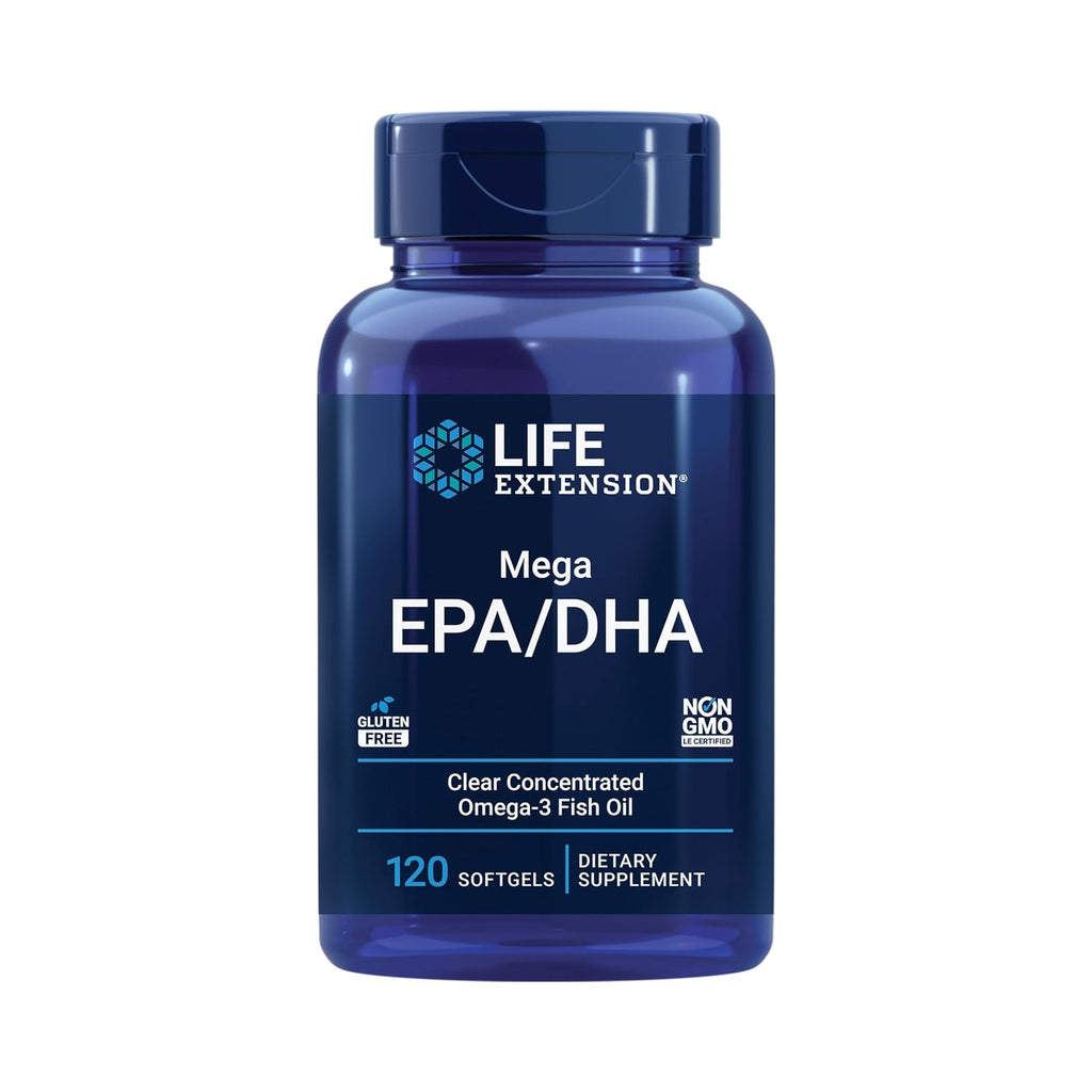 Life Extension Mega EPA/DHA 120 Cápsulas