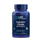 Life Extension Citrato De Calcio Con Vitamina D 200 Cápsulas
