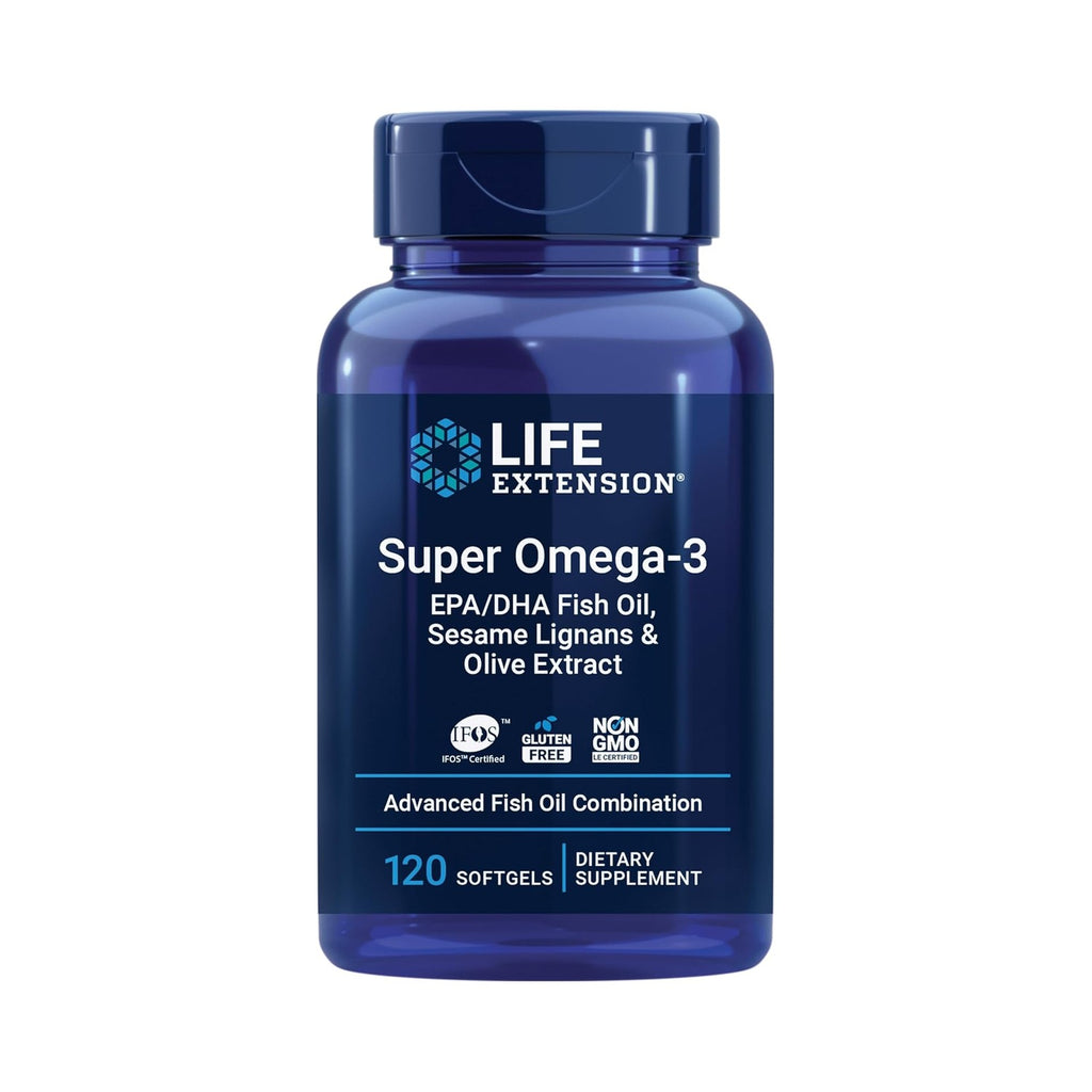 Life Extension Super Omega-3 120 Cápsulas Blandas