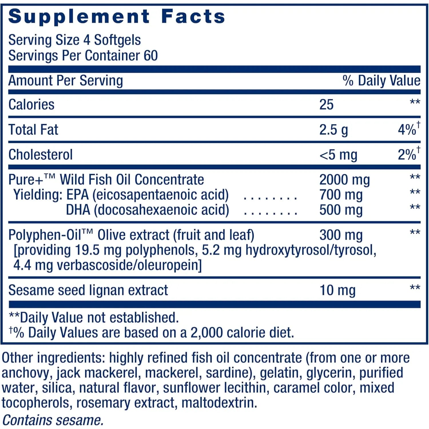 LIFE EXTENSION SUPER OMEGA-3, 240 SOFTCAPS SFN