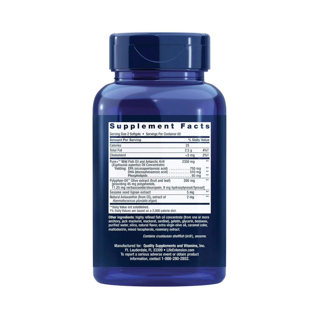 Life Extension, Super Omega-3 Plus, 120 Cápsulas Sfn
