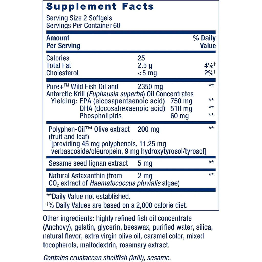 Life Extension, Super Omega-3 Plus, 120 Cápsulas Sfn