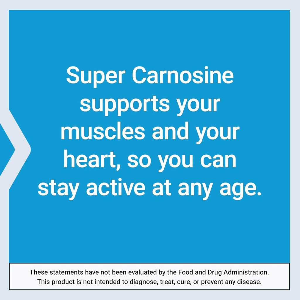 Life Extension Super Carnosine 500 mg 60 Cápsulas Vegetales