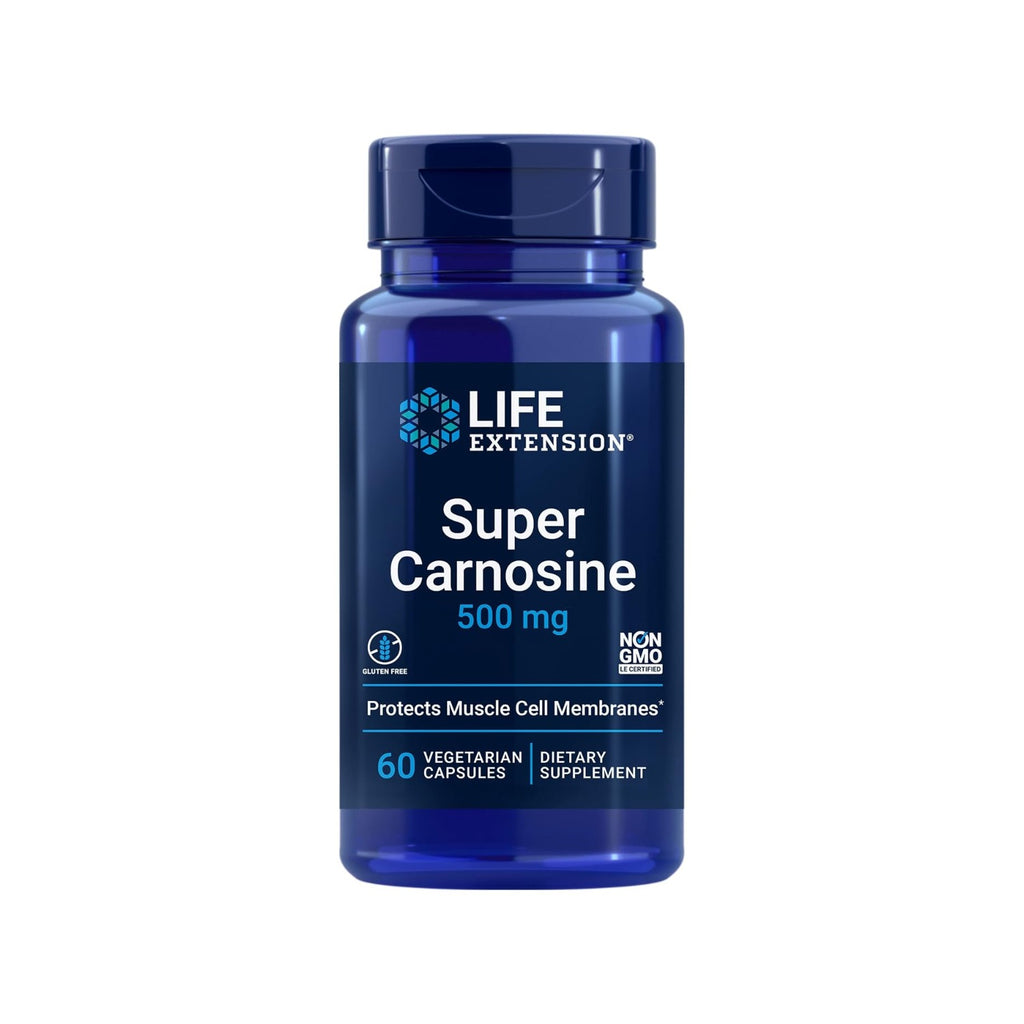 Life Extension Super Carnosine 500 mg 60 Cápsulas Vegetales