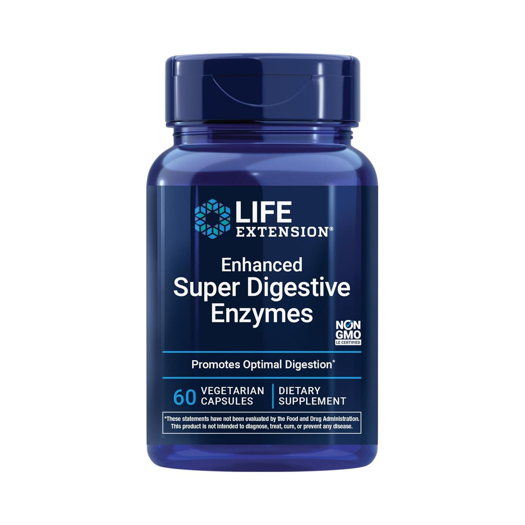 Life Extension Enzimas Super Digestivas Mejoradas 60 Cápsulas