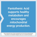 Life Extension Ácido Pantoténico 500 mg 100 Cápsulas Vegetales
