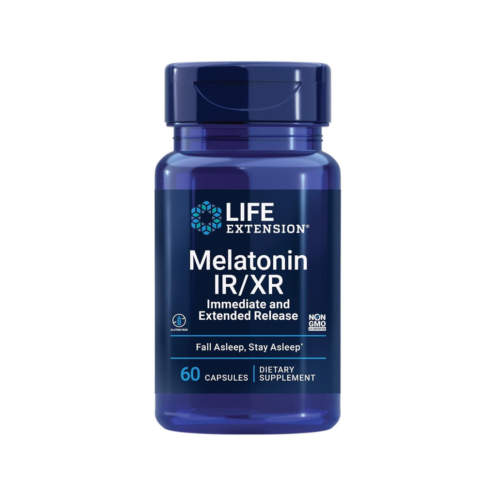 Life Extension Melatonina IR/XR 1.5 mg 60 Cápsulas