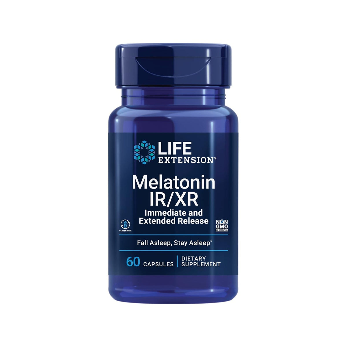 Life Extension Melatonina IR/XR 1.5 mg 60 Cápsulas