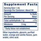 Life Extension Melatonina Líquida de Acción Rápida 3 mg 59 ml