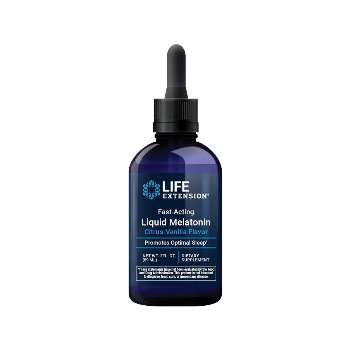 Life Extension Melatonina Líquida de Acción Rápida 3 mg 59 ml