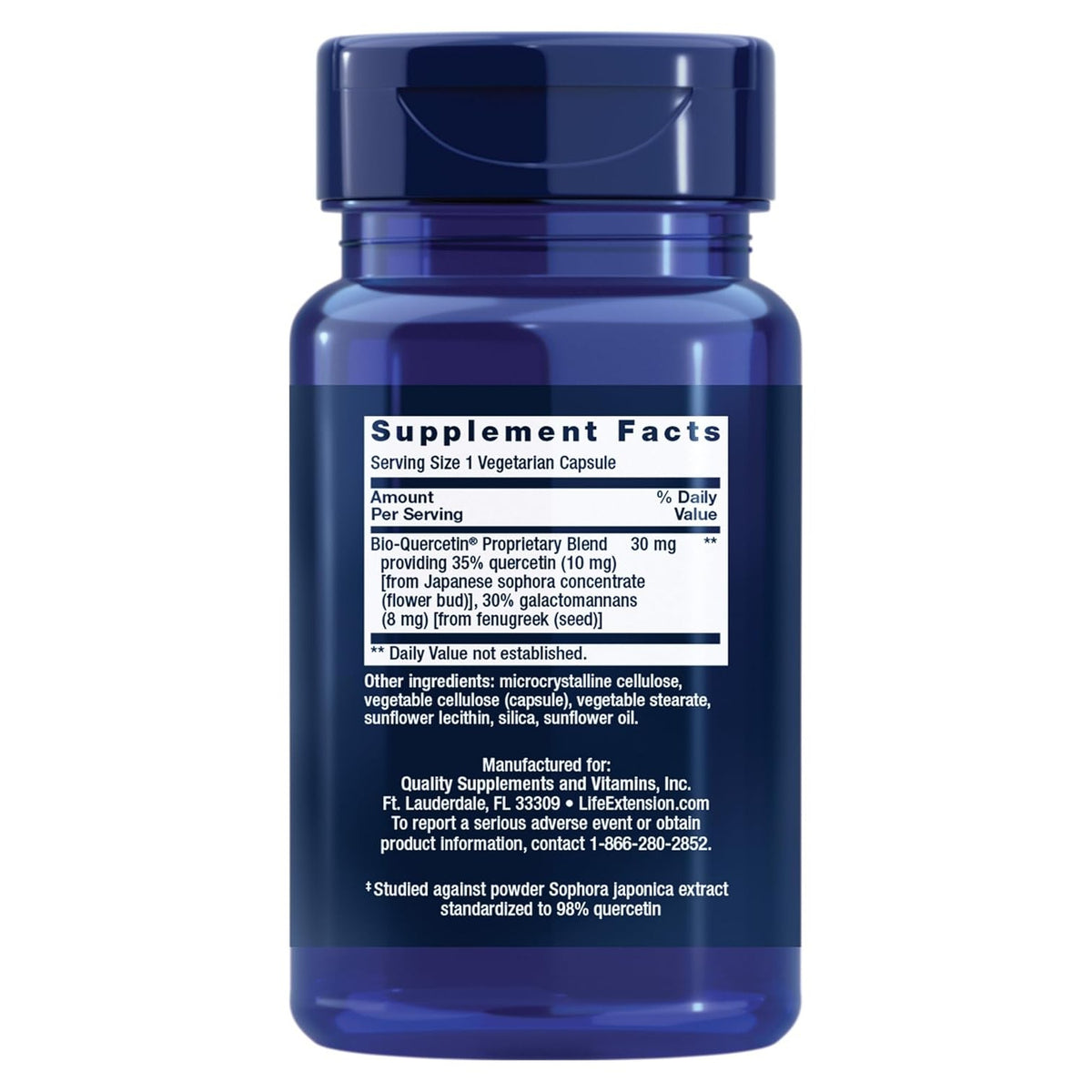 Life Extension Bio-Quercetin 30 Cápsulas Vegetales